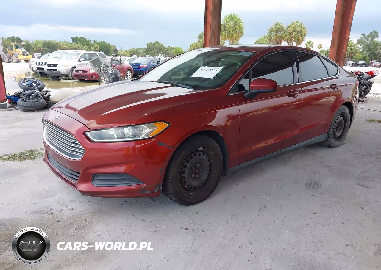 2014 Ford Fusion S VIN:3FA6P0G77ER349792 - 2