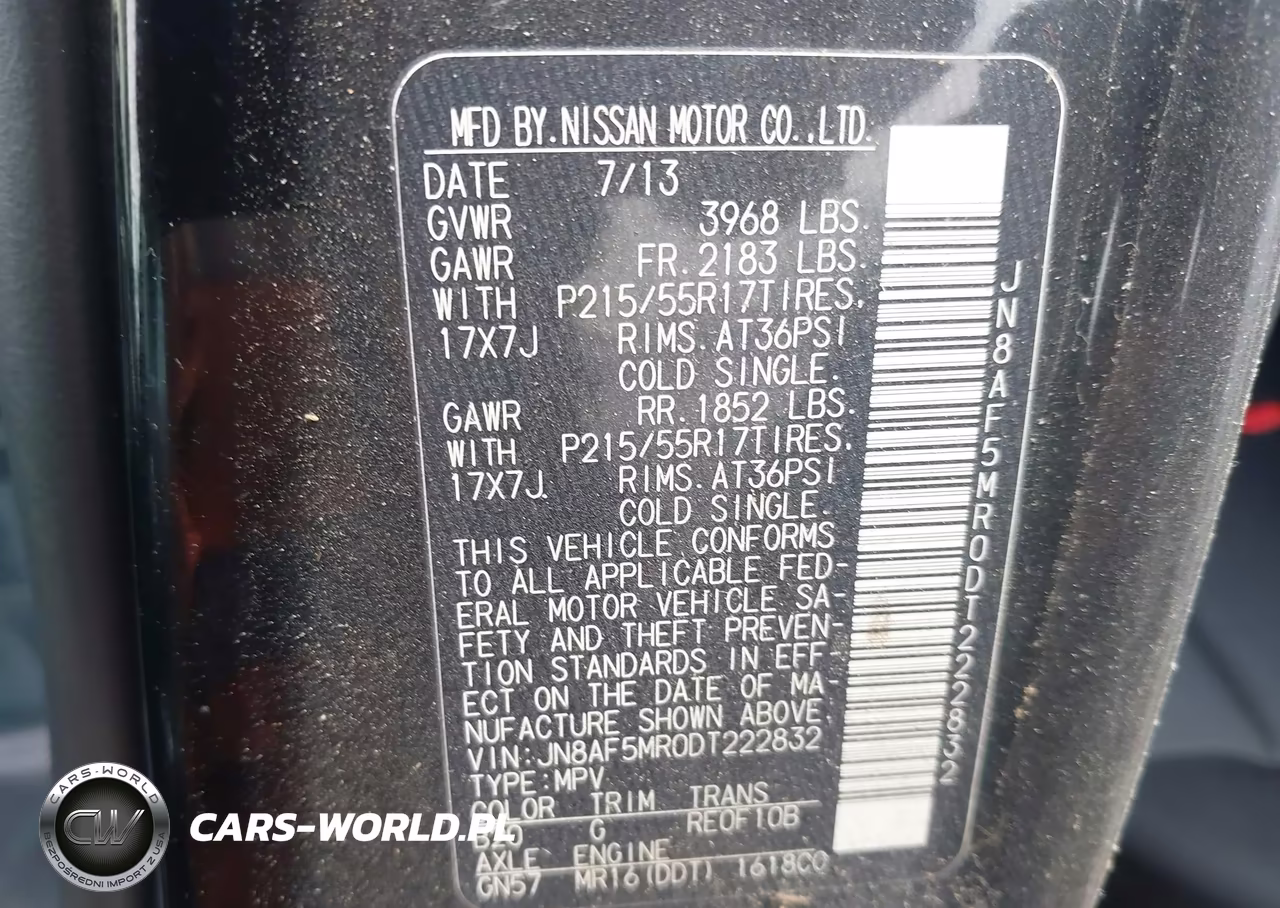 2013 Nissan Juke S VIN:JN8AF5MR0DT222832 - 9