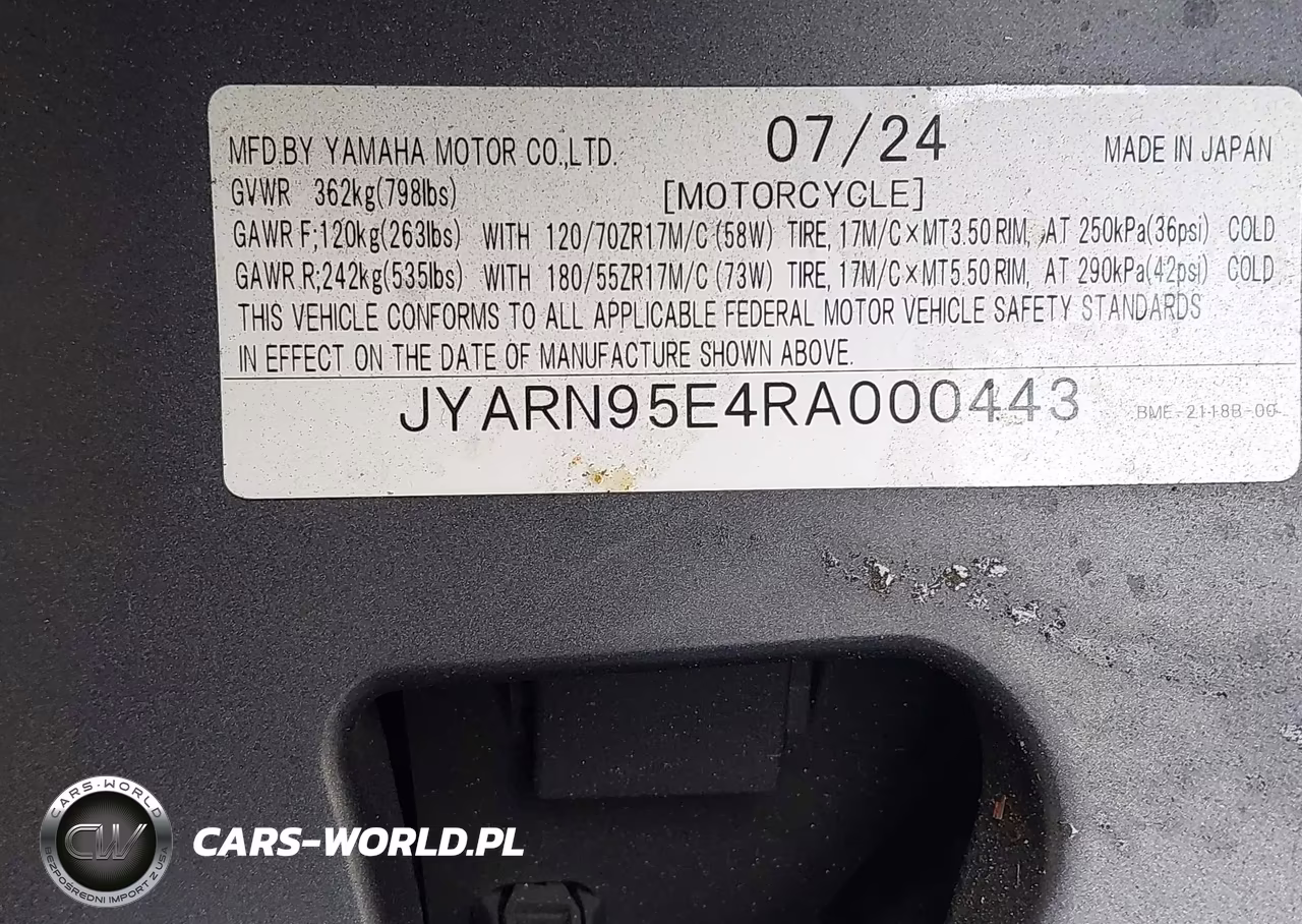 2024 Yamaha Mt09 Sp VIN:JYARN95E4RA000443 - 10
