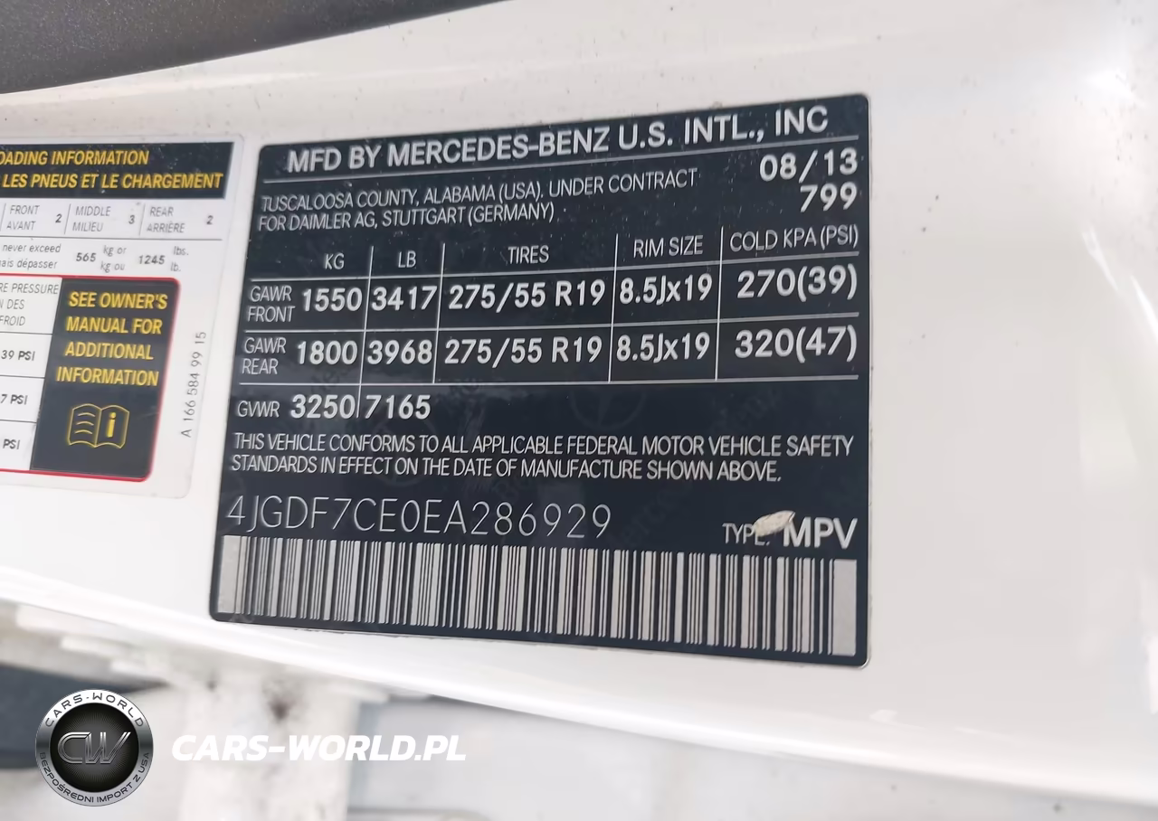 2014 Mercedes-Benz Gl 450 4Matic VIN:4JGDF7CE0EA286929 - 9