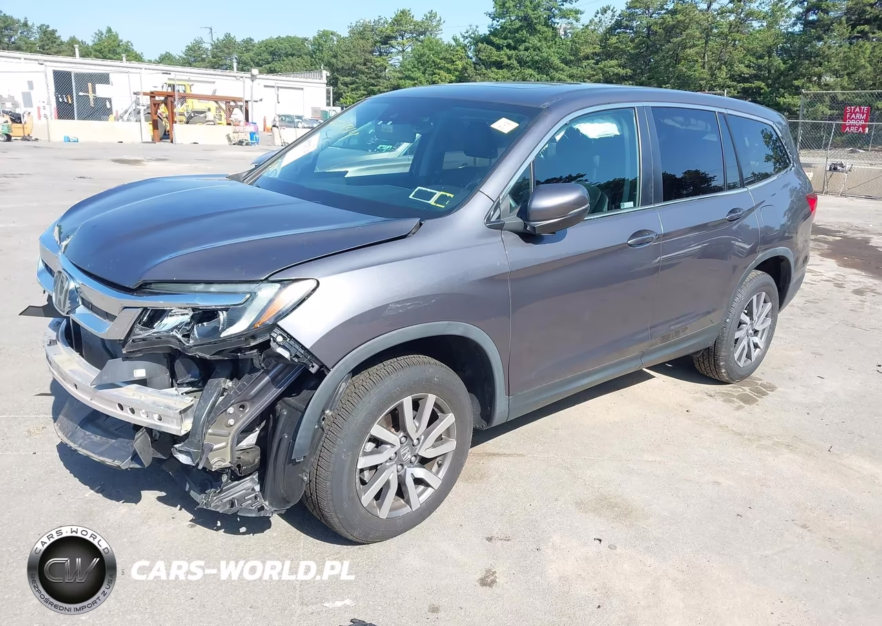 2021 Honda Pilot Awd Ex-L VIN:5FNYF6H57MB050907 - 2