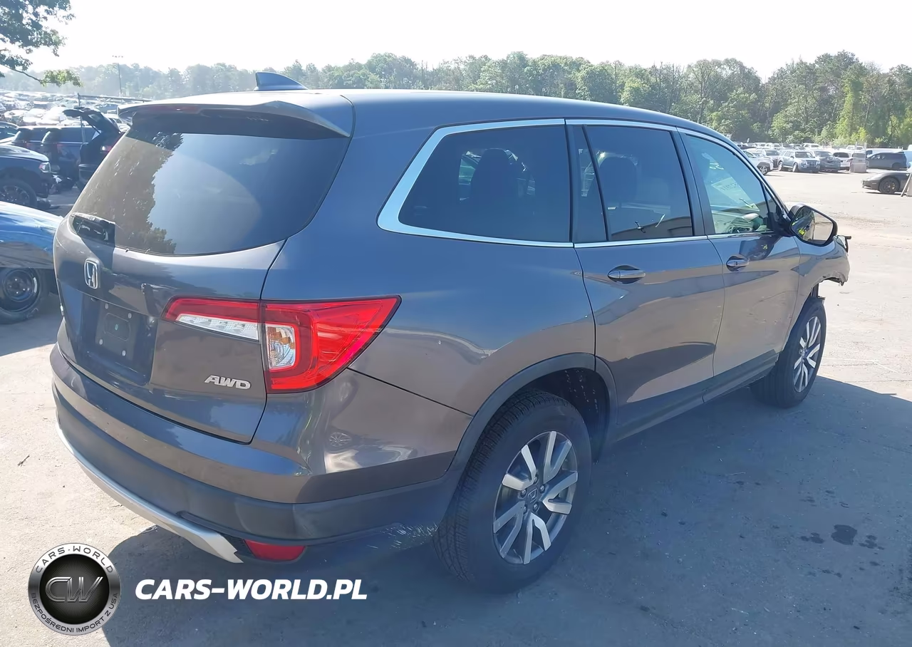 2021 Honda Pilot Awd Ex-L VIN:5FNYF6H57MB050907 - 4