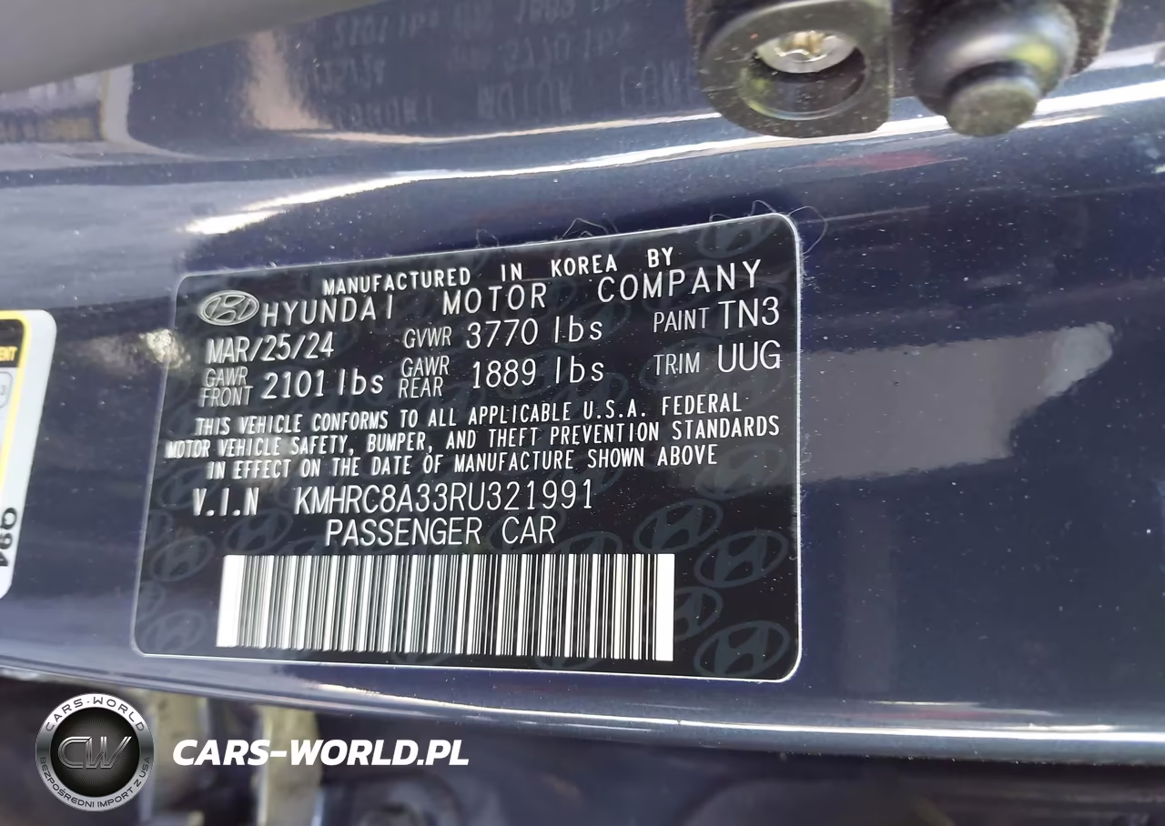2024 Hyundai Venue Limited VIN:KMHRC8A33RU321991 - 9