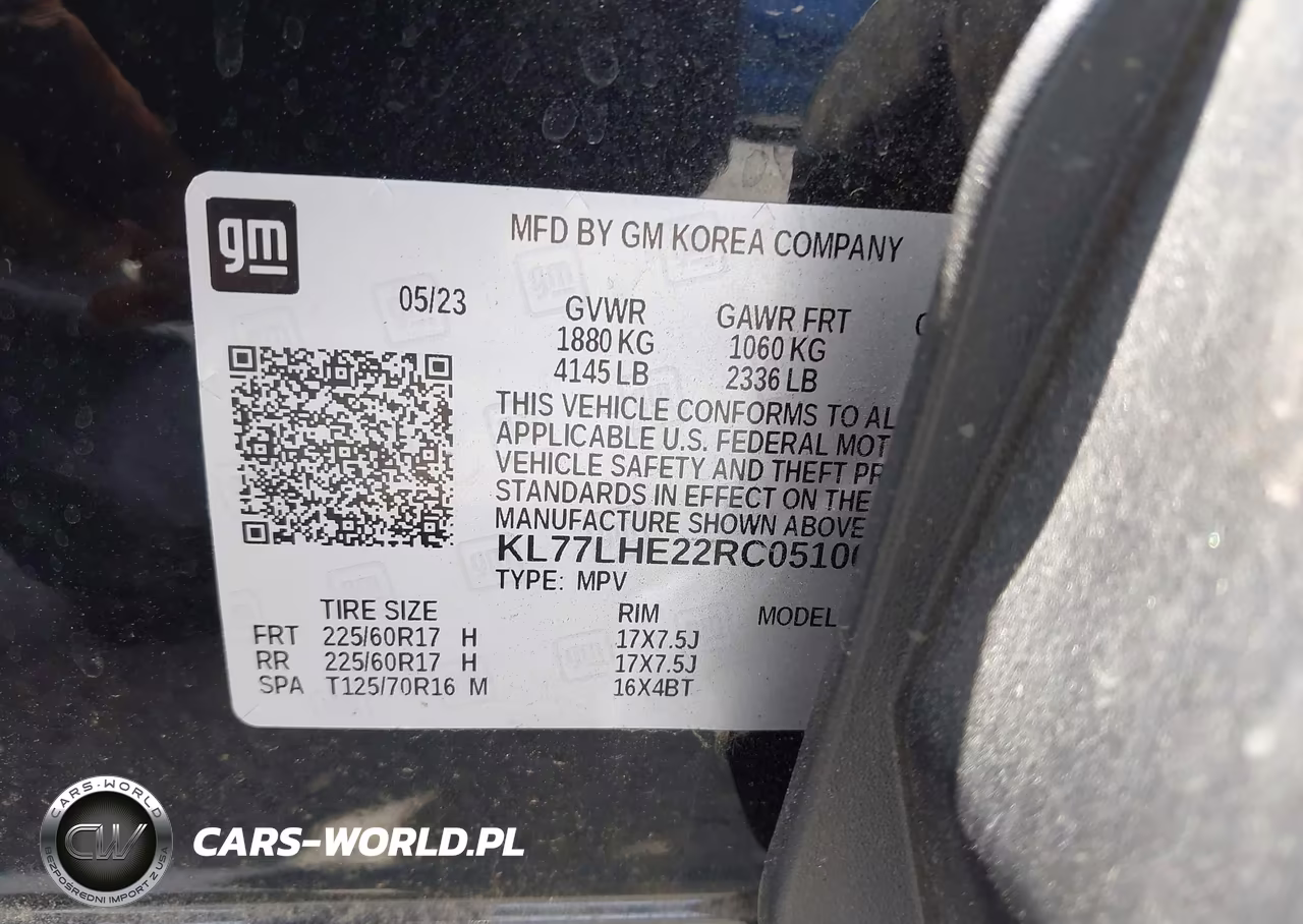 2024 Chevrolet Trax Fwd Lt VIN:KL77LHE22RC051068 - 9