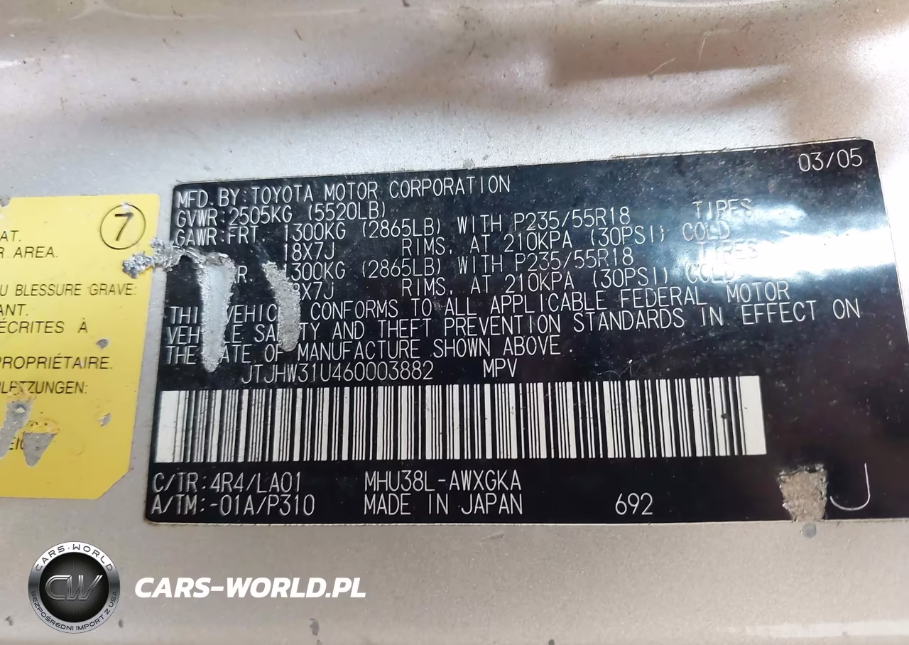 2006 Lexus Rx 400H VIN:JTJHW31U460003882 - 9