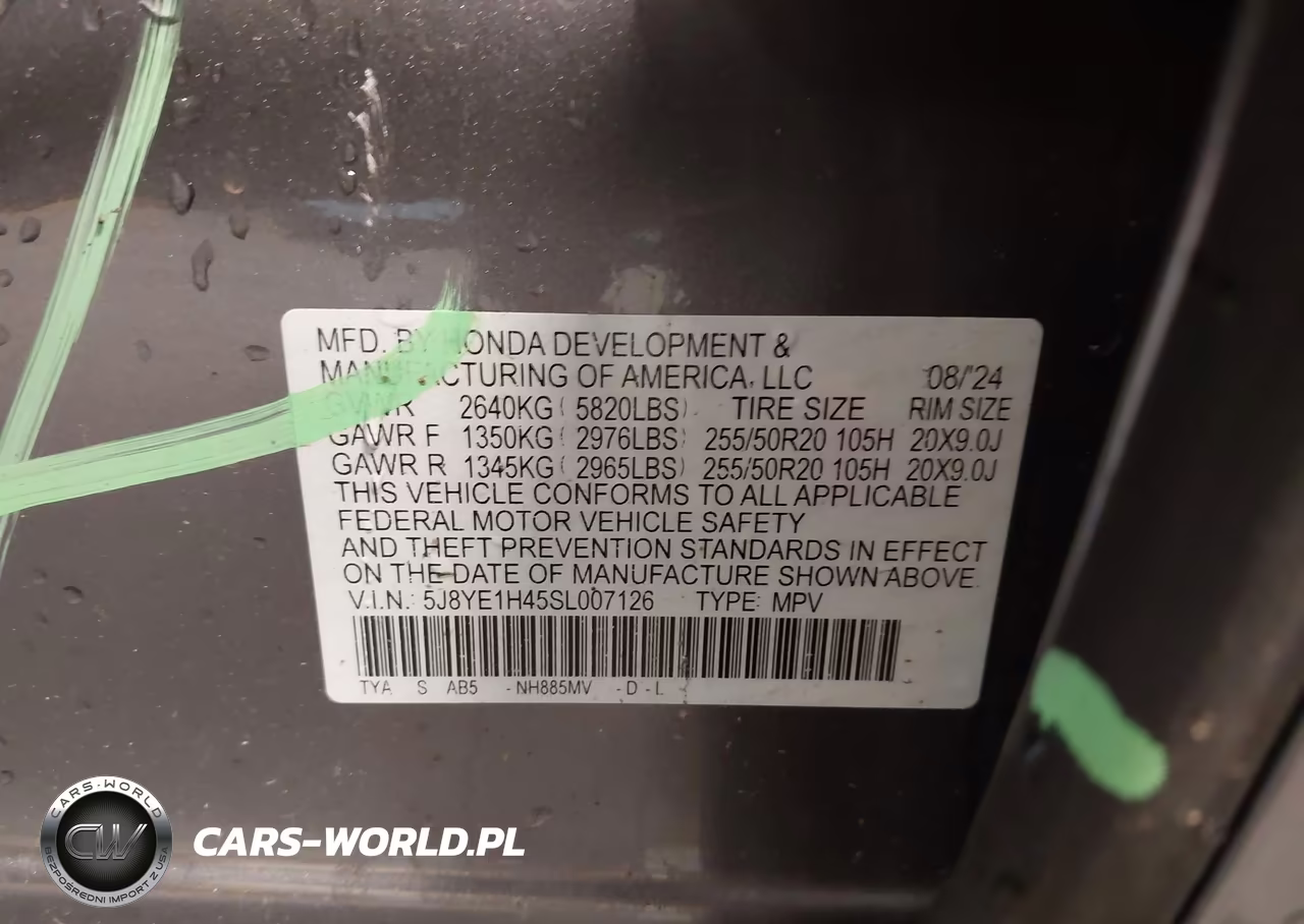 2025 Acura Mdx Technology Package VIN:5J8YE1H45SL007126 - 9