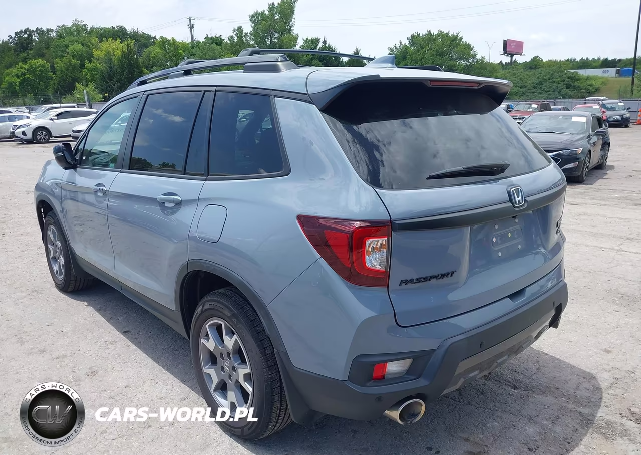 2022 Honda Passport Awd Trailsport VIN:5FNYF8H6XNB000735 - 3