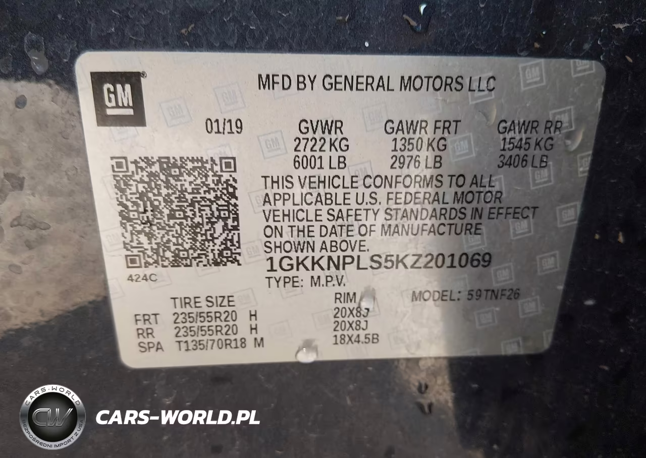2019 GMC Acadia Denali VIN:1GKKNPLS5KZ201069 - 9