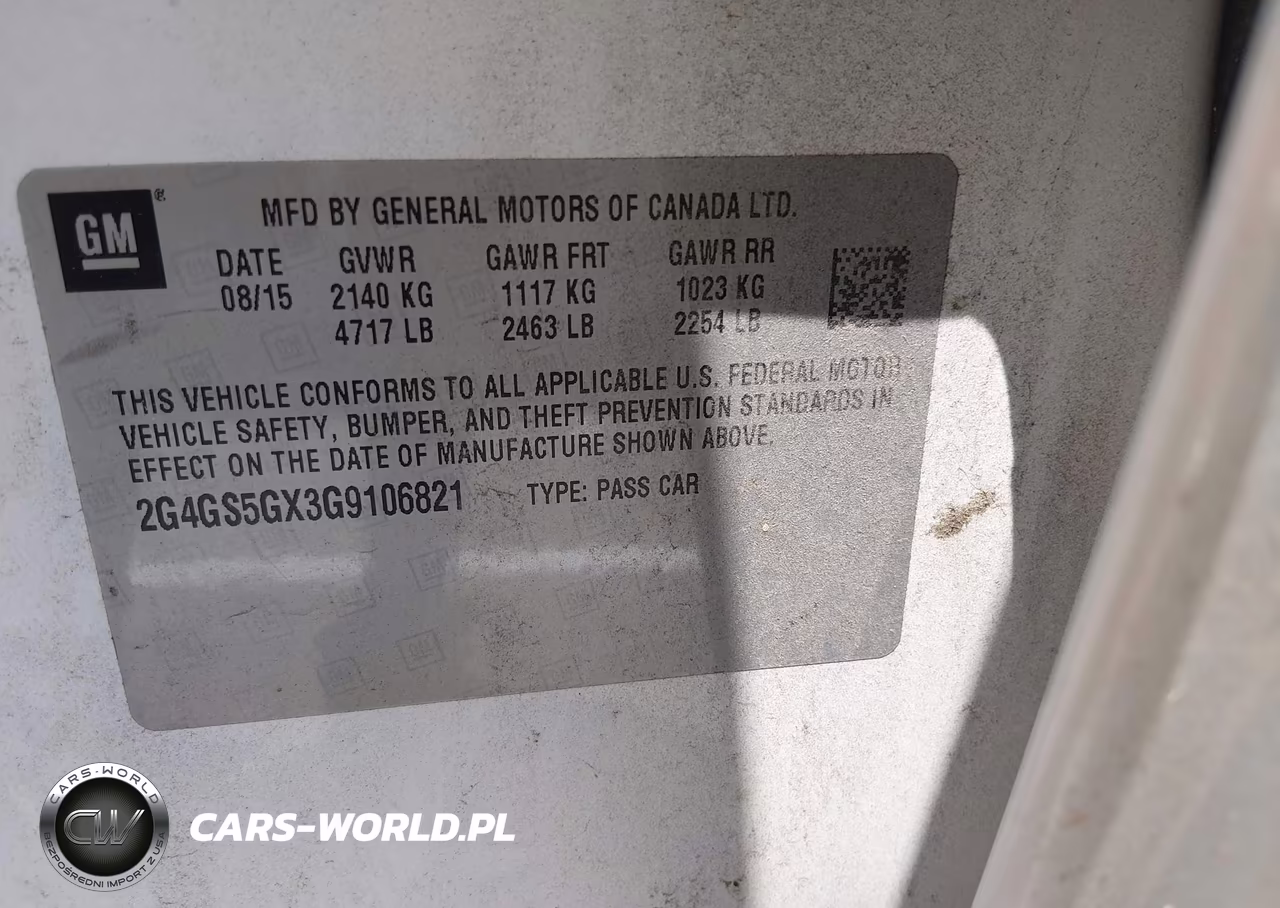 2016 Buick Regal Turbo Premium Ii VIN:2G4GS5GX3G9106821 - 9