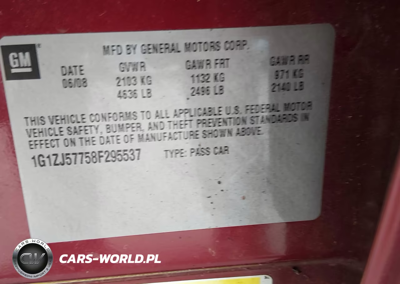 2008 Chevrolet Malibu Lt VIN:1G1ZJ57758F295537 - 9