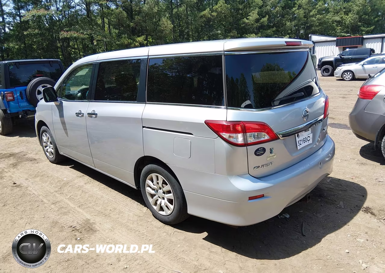 2011 Nissan Quest S VIN:JN8AE2KP4B9012215 - 3