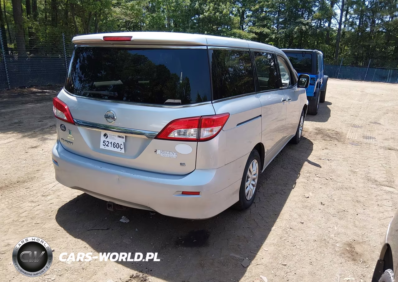 2011 Nissan Quest S VIN:JN8AE2KP4B9012215 - 4