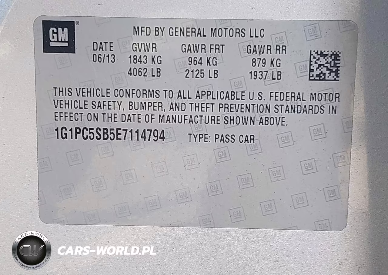 2014 Chevrolet Cruze 1Lt Auto VIN:1G1PC5SB5E7114794 - 9