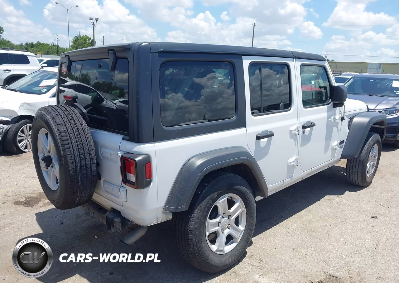 2021 Jeep Wrangler Unlimited Sport S 4X4 VIN:1C4HJXDN8MW645481 - 4