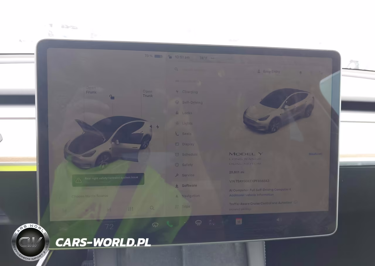 2023 Tesla Model Y Awd-Long Range Dual Motor All-Wheel Drive VIN:7SAYGDEEXPF858343 - 19