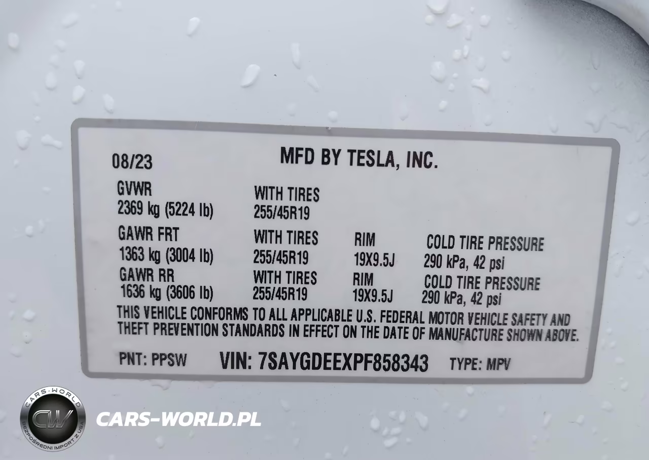 2023 Tesla Model Y Awd-Long Range Dual Motor All-Wheel Drive VIN:7SAYGDEEXPF858343 - 9