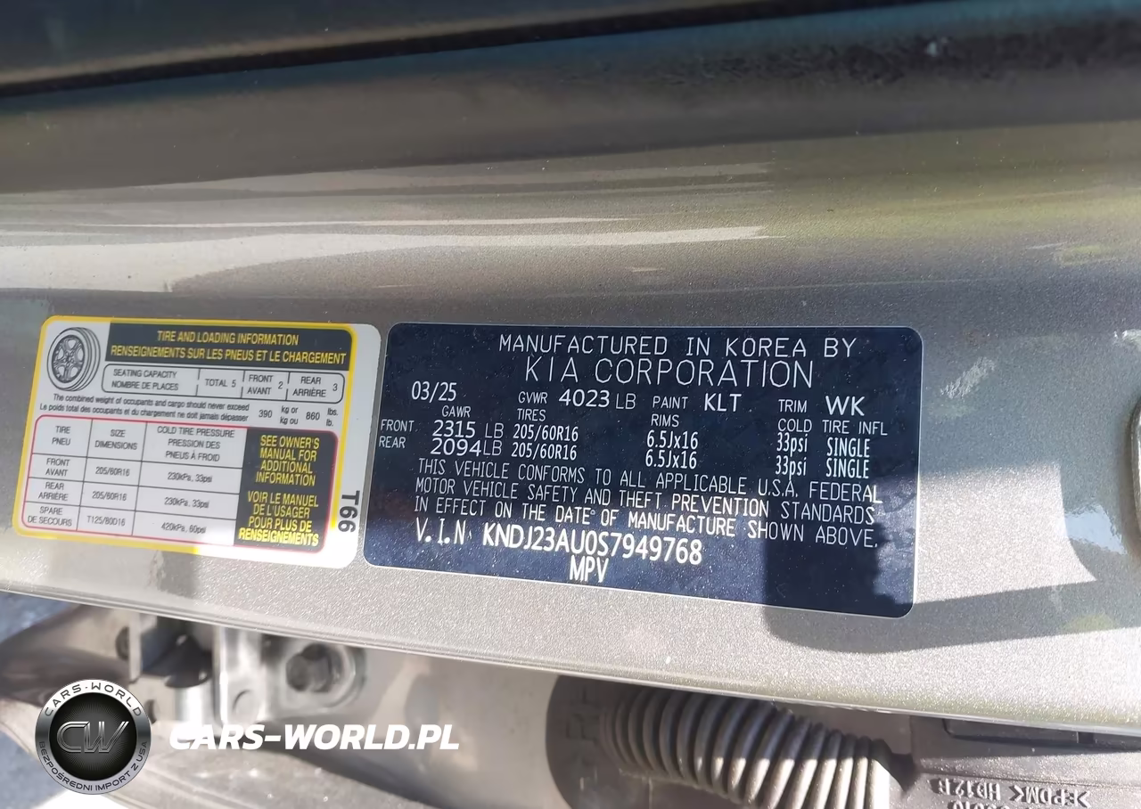 2025 Kia Soul Lx VIN:KNDJ23AU0S7949768 - 9