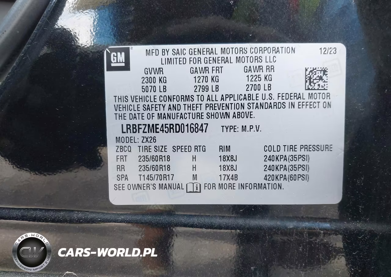 2024 Buick Envision Preferred Awd VIN:LRBFZME45RD016847 - 9