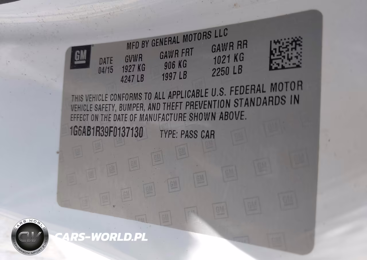 2015 Cadillac Ats Luxury VIN:1G6AB1R39F0137130 - 9