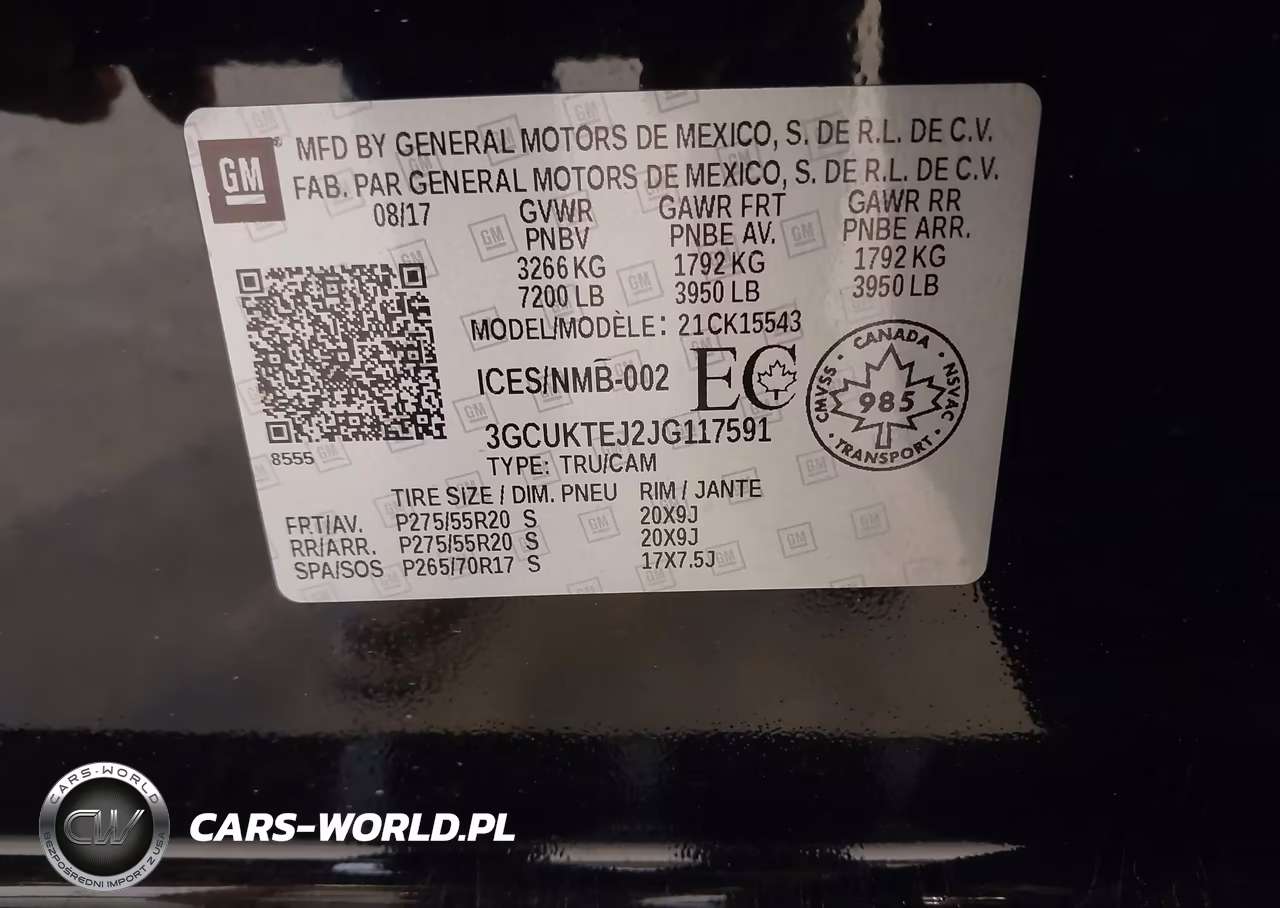2018 Chevrolet Silverado 1500 High Country VIN:3GCUKTEJ2JG117591 - 9