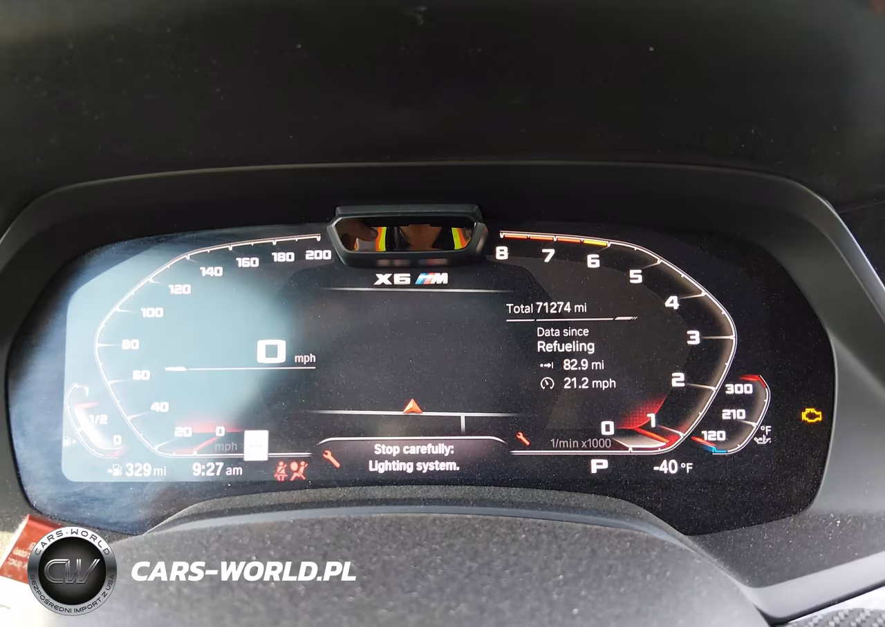 2020 BMW X6 M Competition VIN:5YMCY0C01L9C92107 - 7