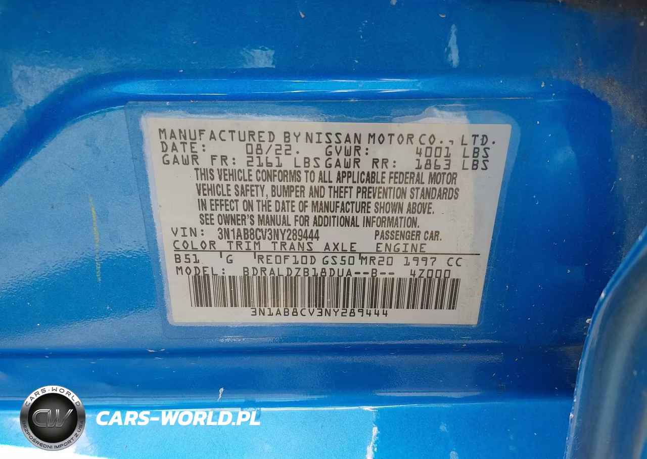 2022 Nissan Sentra Sv Xtronic Cvt VIN:3N1AB8CV3NY289444 - 9