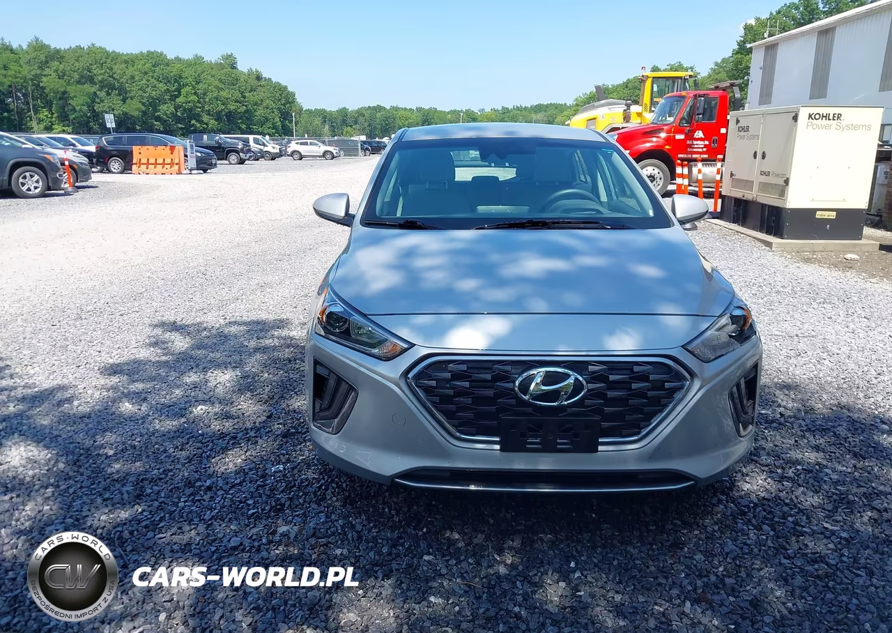 2021 Hyundai Ioniq Hybrid Blue VIN:KMHC65LC4MU245747 - 12