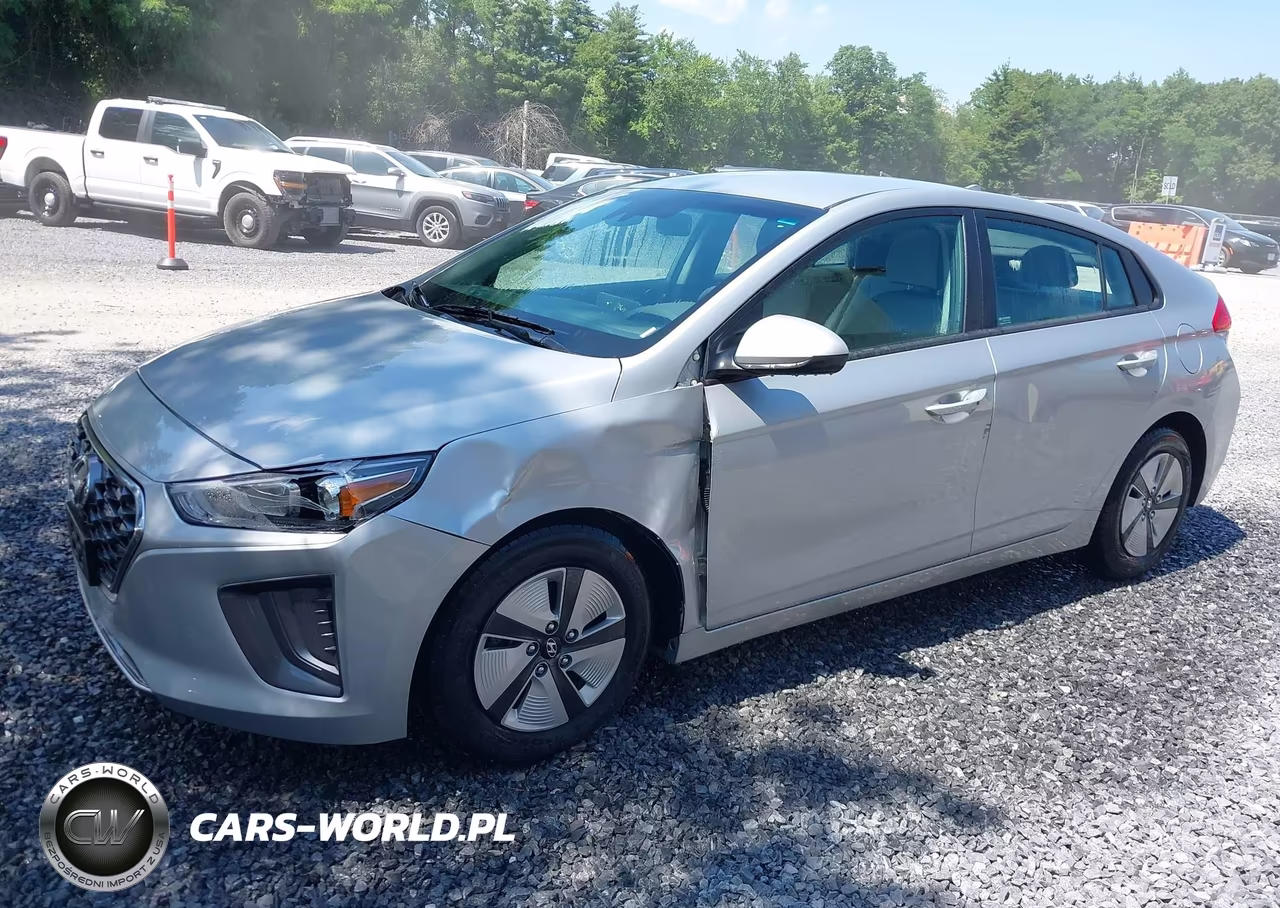 2021 Hyundai Ioniq Hybrid Blue VIN:KMHC65LC4MU245747 - 2