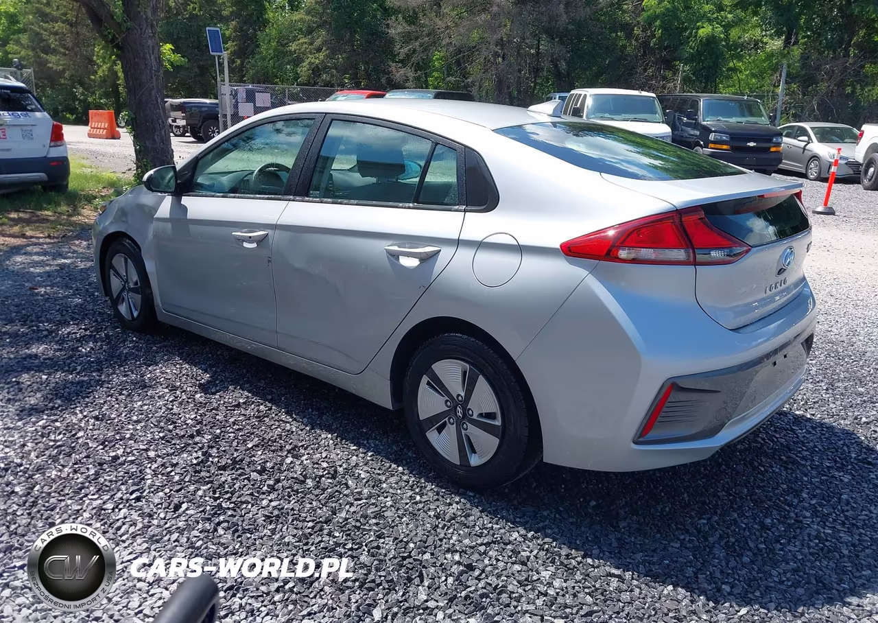 2021 Hyundai Ioniq Hybrid Blue VIN:KMHC65LC4MU245747 - 3