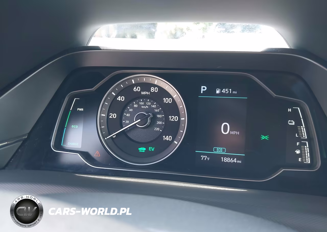 2021 Hyundai Ioniq Hybrid Blue VIN:KMHC65LC4MU245747 - 7