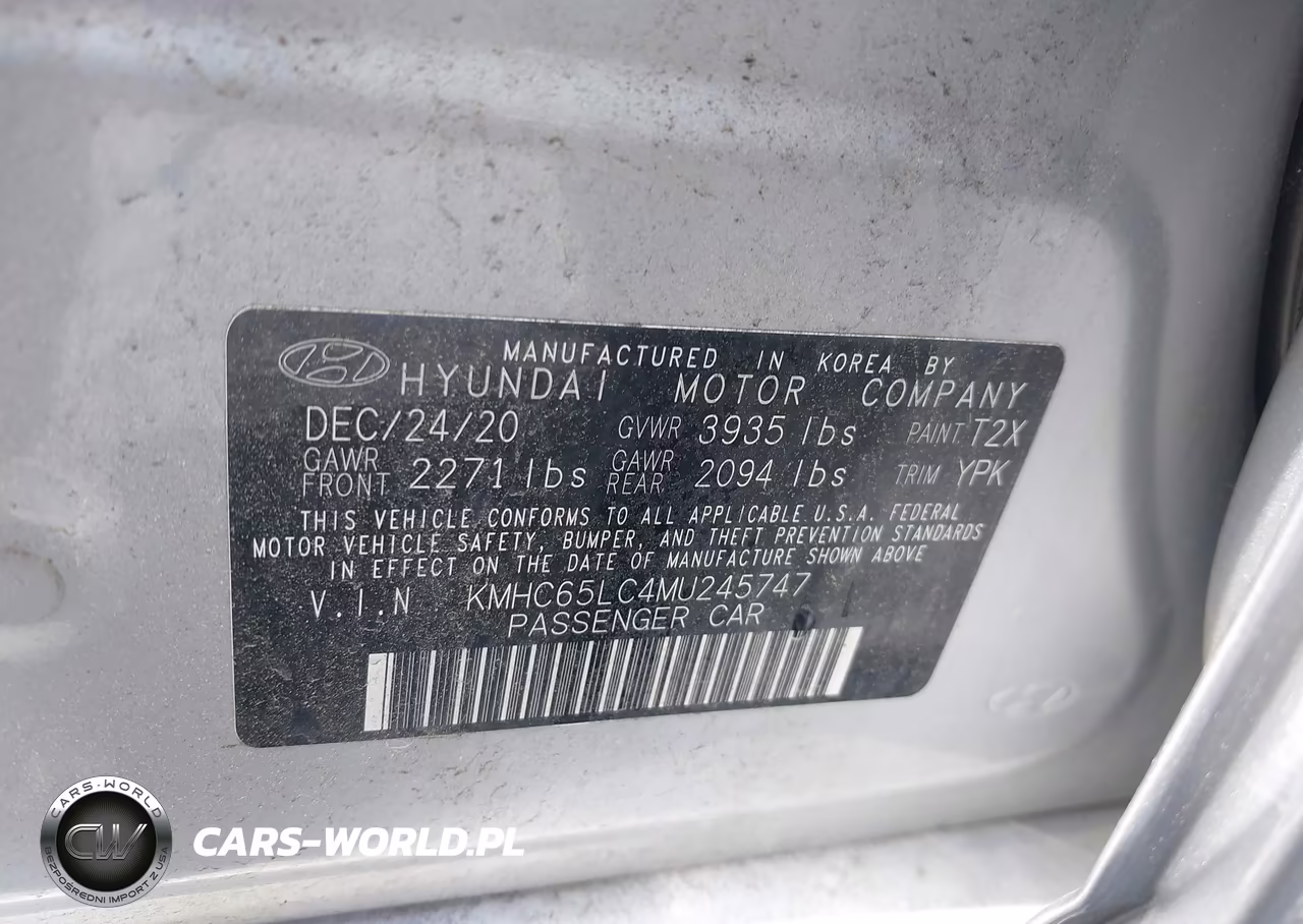 2021 Hyundai Ioniq Hybrid Blue VIN:KMHC65LC4MU245747 - 9