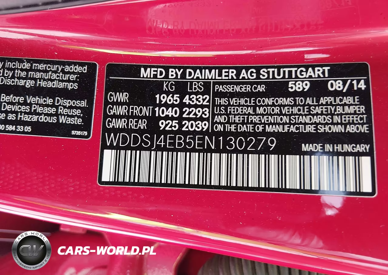 2014 Mercedes-Benz Cla 250 VIN:WDDSJ4EB5EN130279 - 9