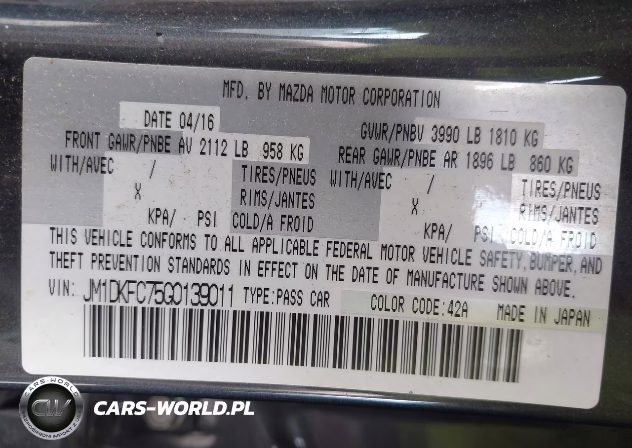2016 Mazda Cx-3 Touring VIN:JM1DKFC75G0139011 - 9