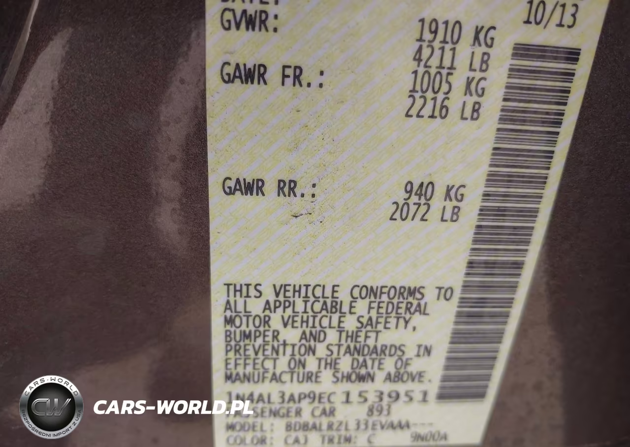 2014 Nissan Altima 2.5 S VIN:1N4AL3AP9EC153951 - 9