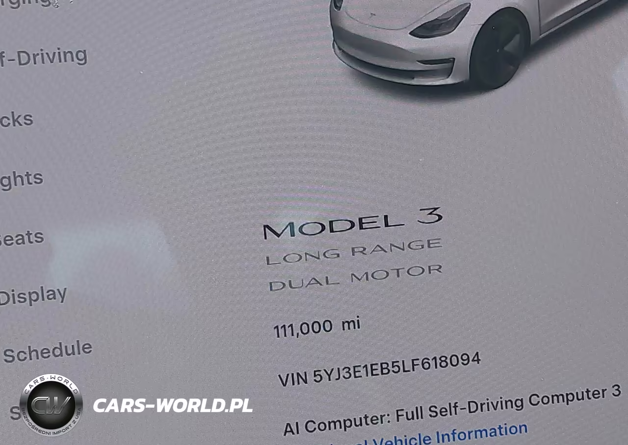 2020 Tesla Model 3 Long Range Dual Motor All-Wheel Drive VIN:5YJ3E1EB5LF618094 - 15