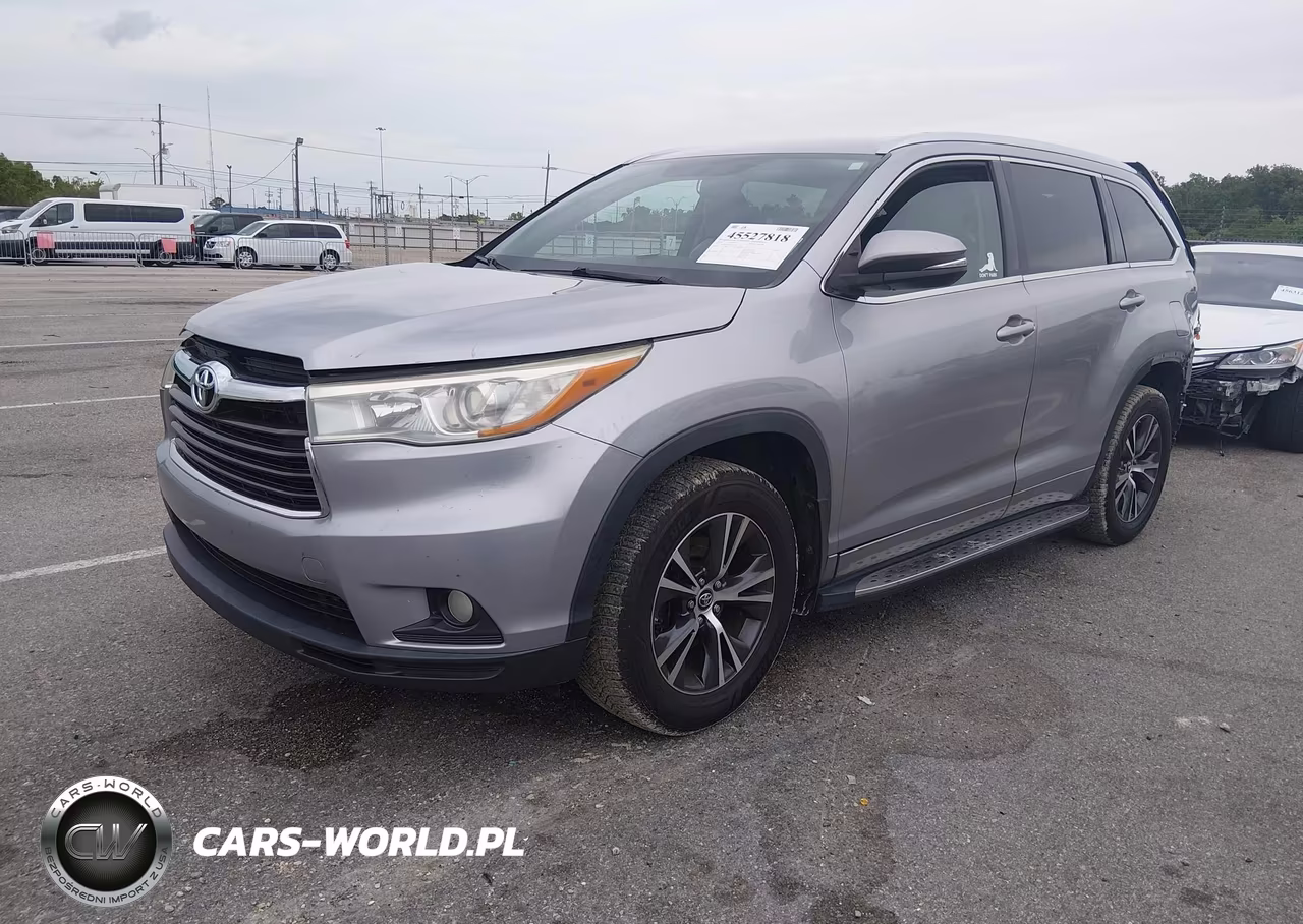 2016 Toyota Highlander Xle V6 VIN:5TDKKRFH3GS503887 - 2