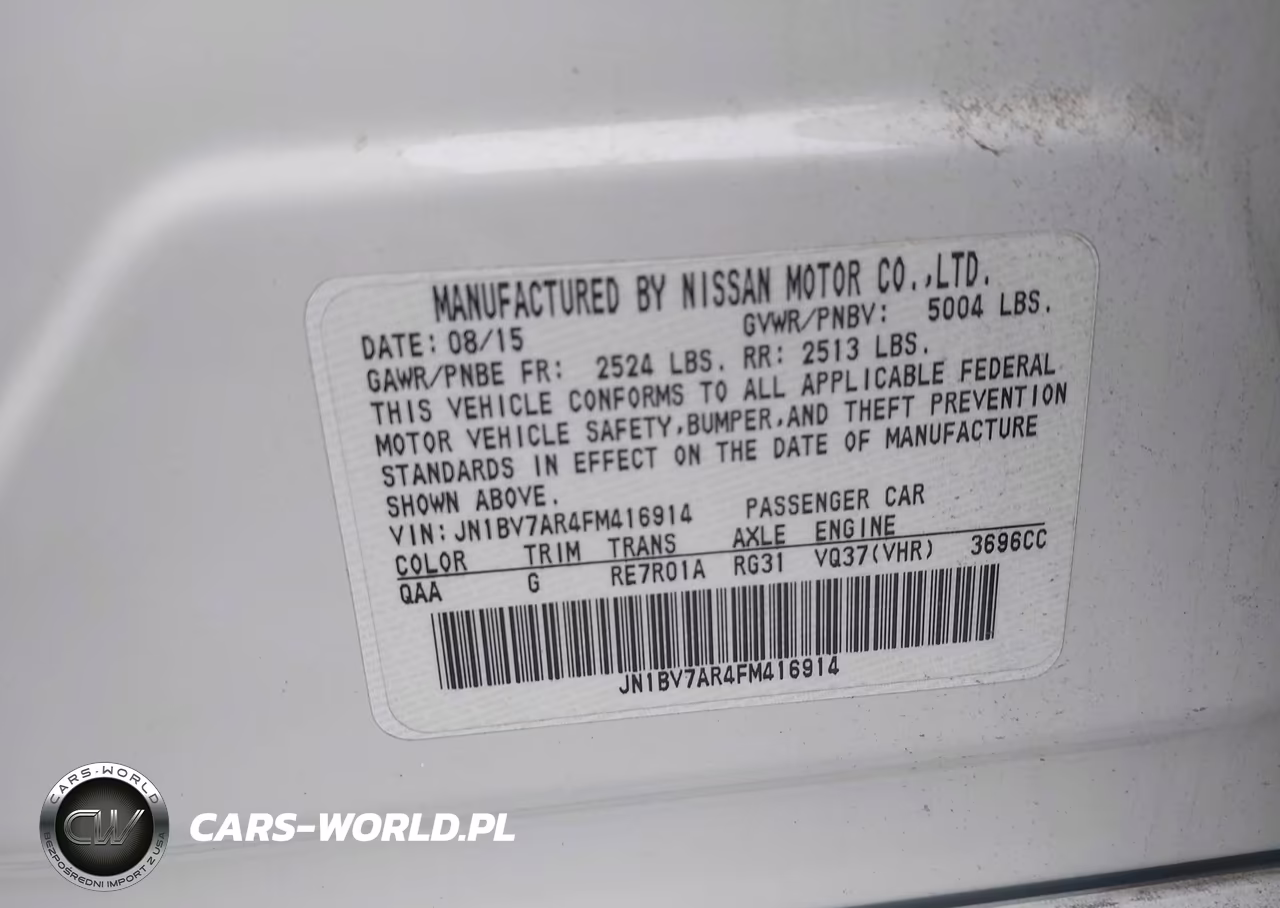 2015 Infiniti Q50 Premium VIN:JN1BV7AR4FM416914 - 9
