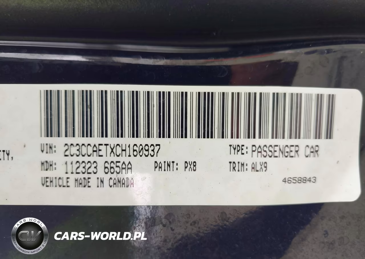 2012 Chrysler 300C VIN:2C3CCAETXCH160937 - 9