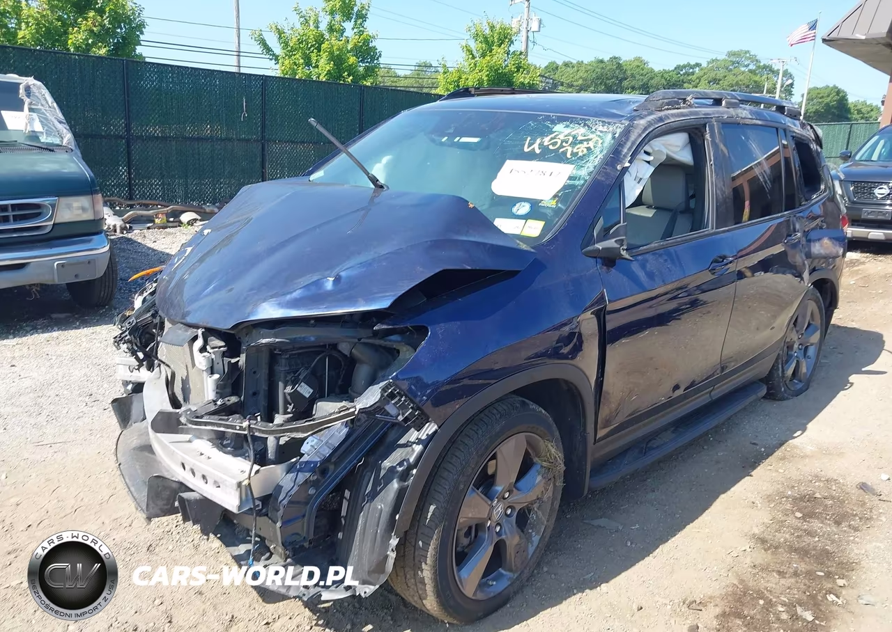 2021 Honda Passport Awd Touring VIN:5FNYF8H90MB022235 - 2