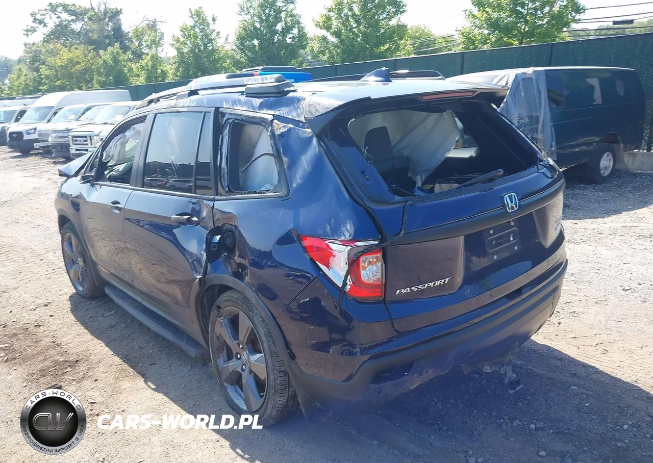 2021 Honda Passport Awd Touring VIN:5FNYF8H90MB022235 - 3