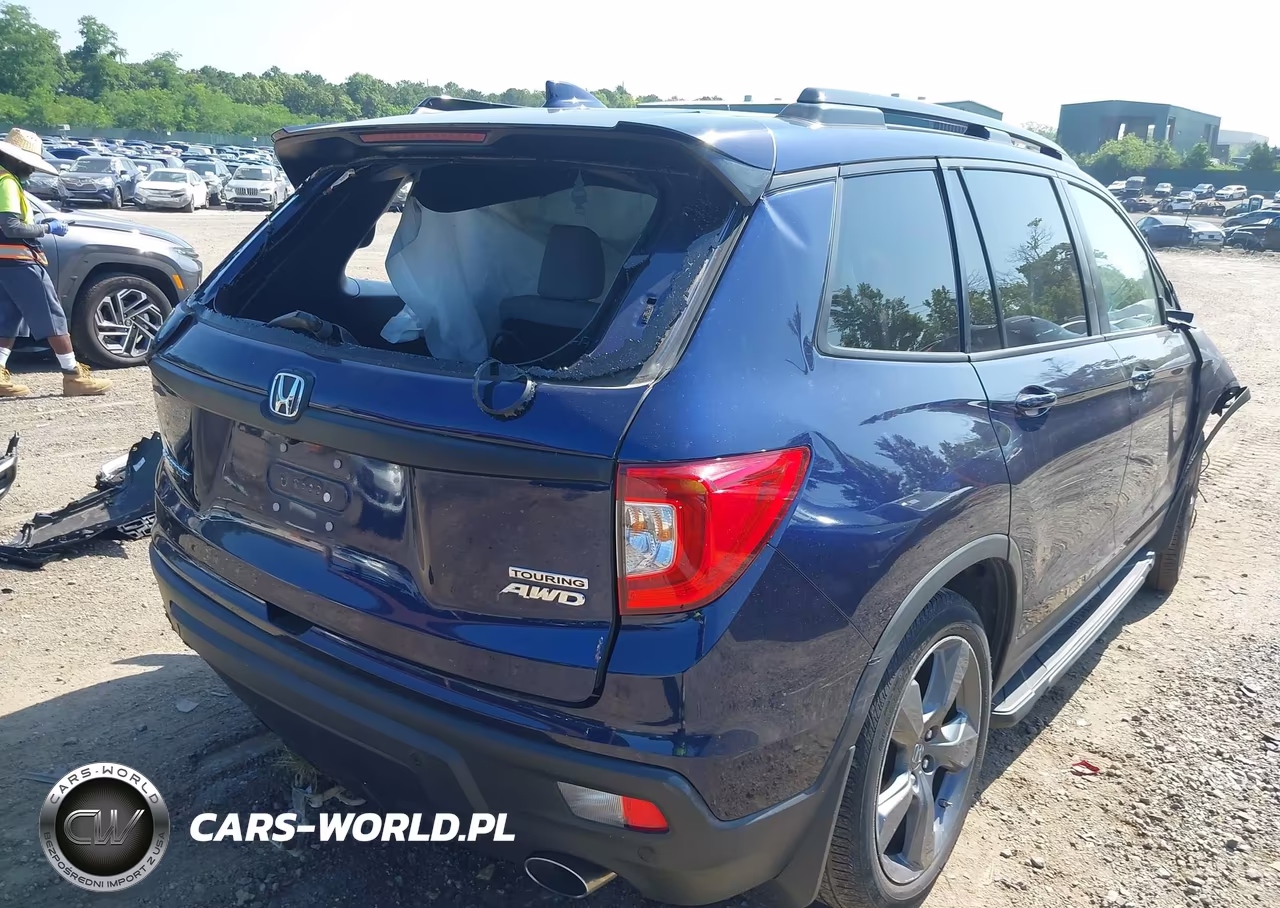 2021 Honda Passport Awd Touring VIN:5FNYF8H90MB022235 - 4