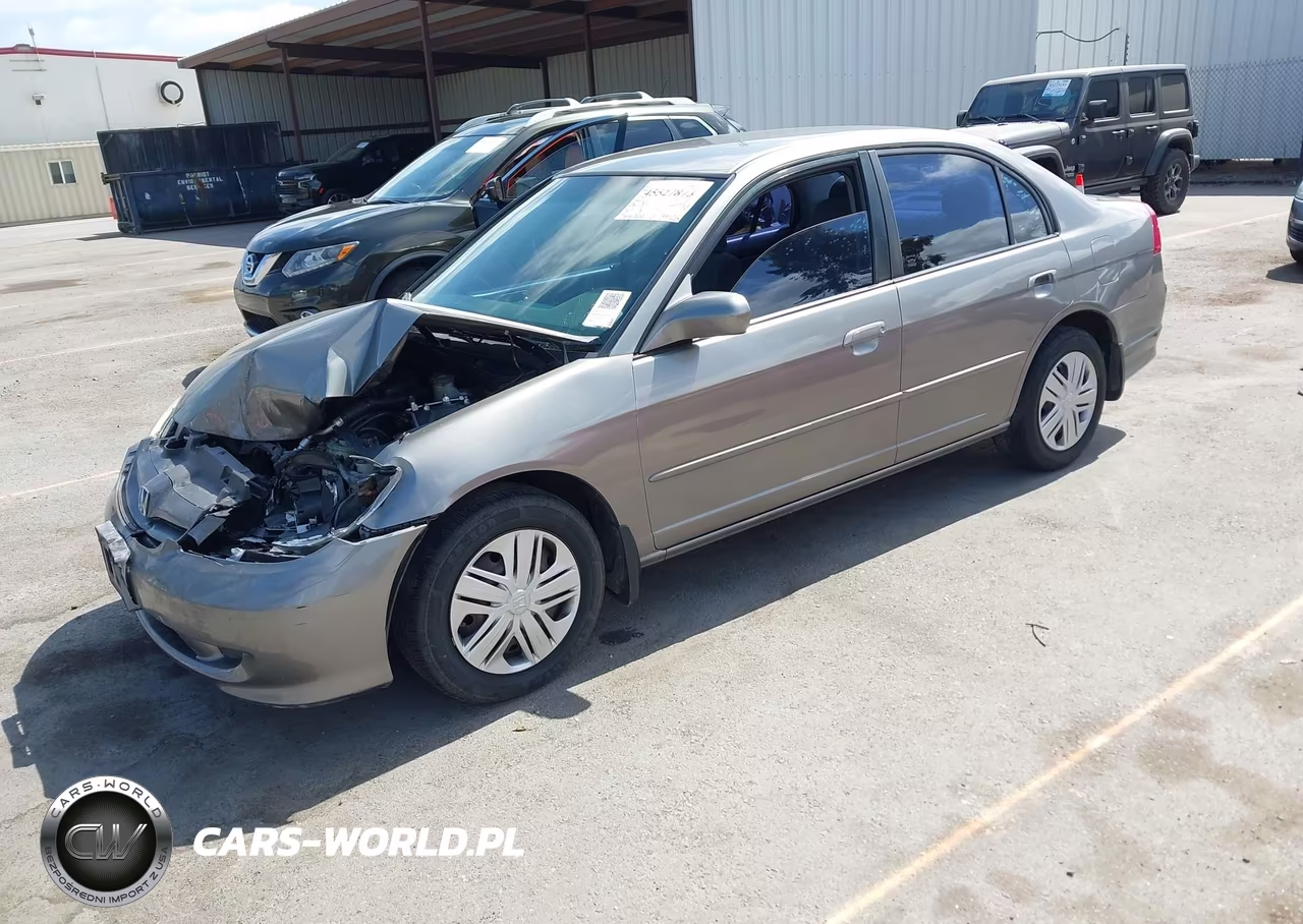 2004 Honda Civic Lx VIN:2HGES16544H524053 - 2