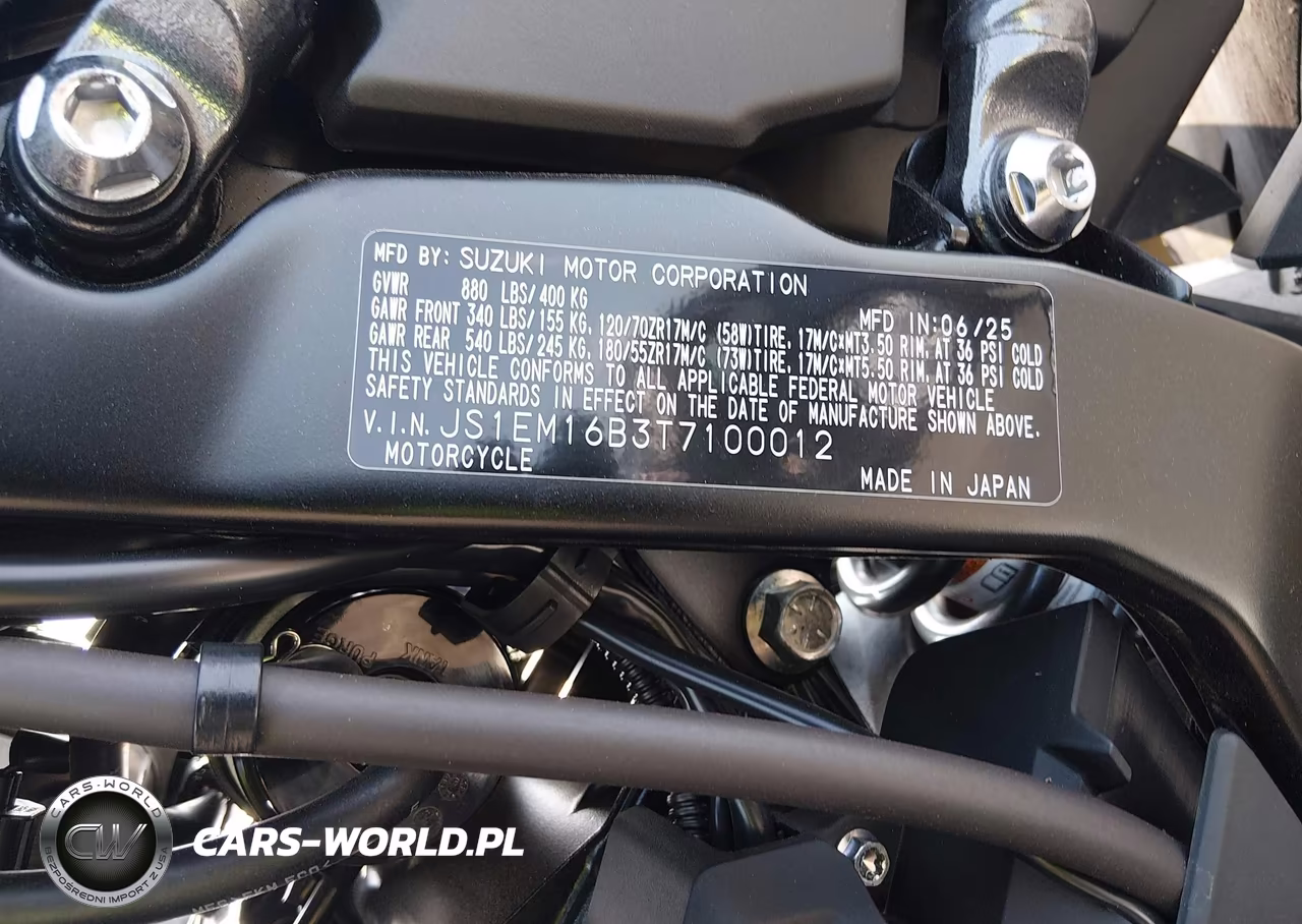 2026 Suzuki Gsx800 Tt VIN:JS1EM16B3T7100012 - 10