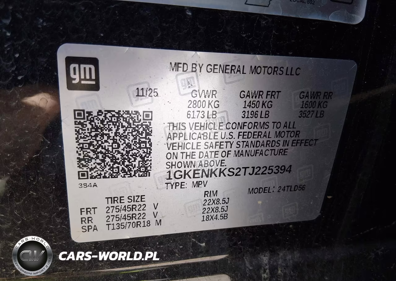 2026 GMC Acadia Elevation Fwd VIN:1GKENKKS2TJ225394 - 9