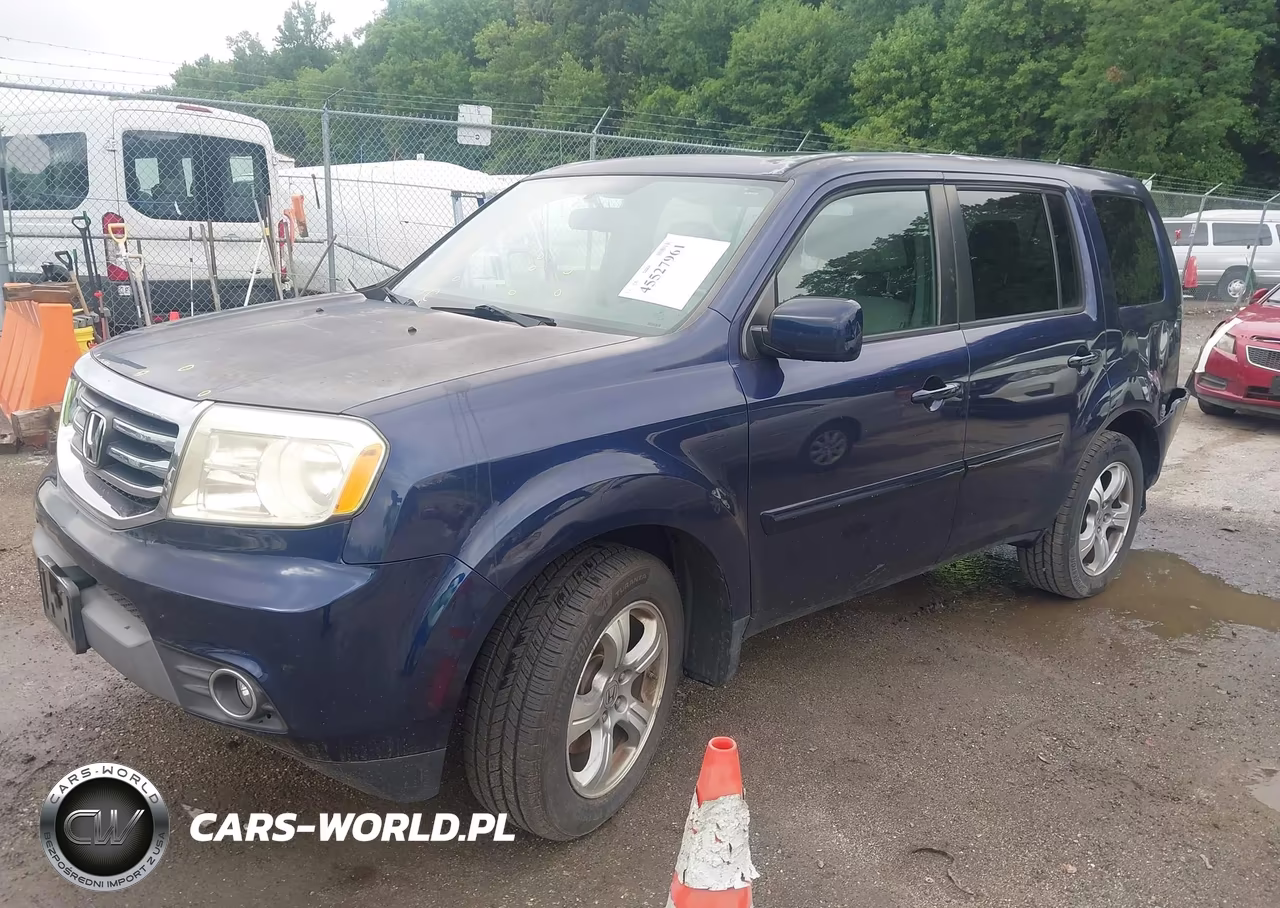 2013 Honda Pilot Ex-L VIN:5FNYF4H74DB077259 - 2