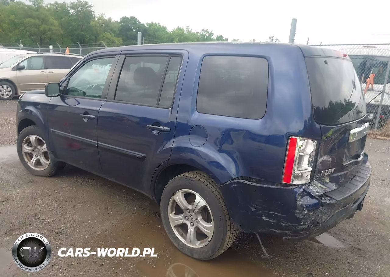2013 Honda Pilot Ex-L VIN:5FNYF4H74DB077259 - 3