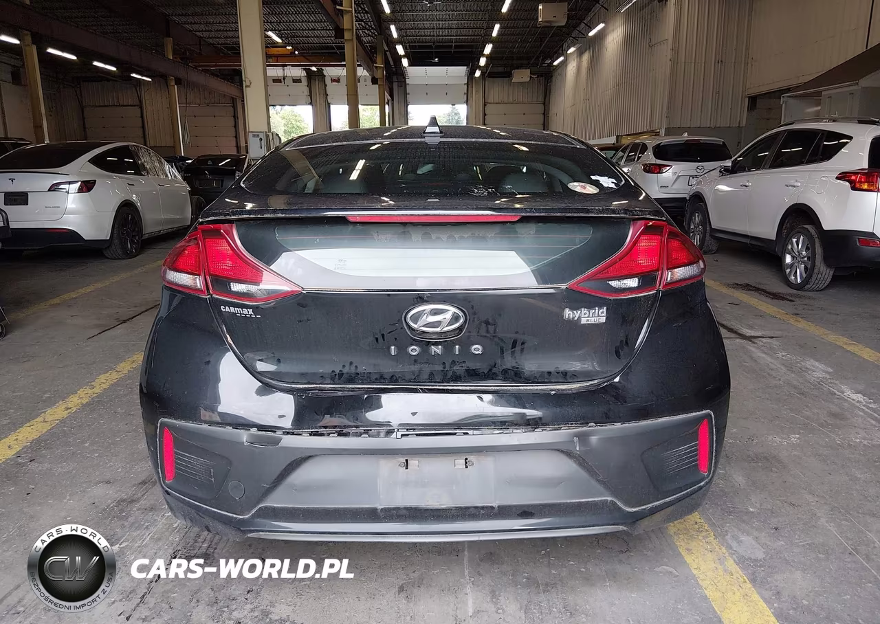 2017 Hyundai Ioniq Hybrid Blue VIN:KMHC65LC4HU022419 - 16