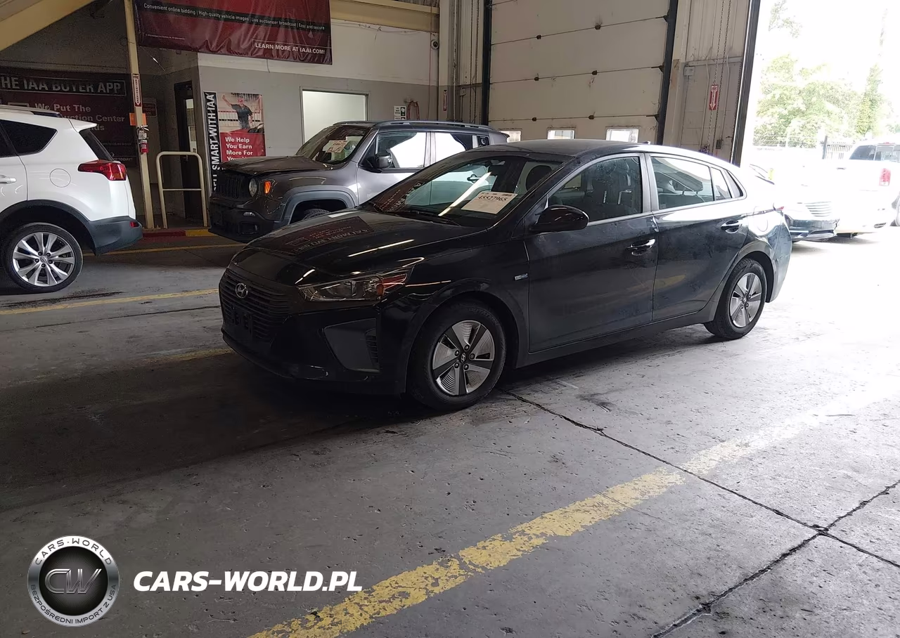 2017 Hyundai Ioniq Hybrid Blue VIN:KMHC65LC4HU022419 - 2