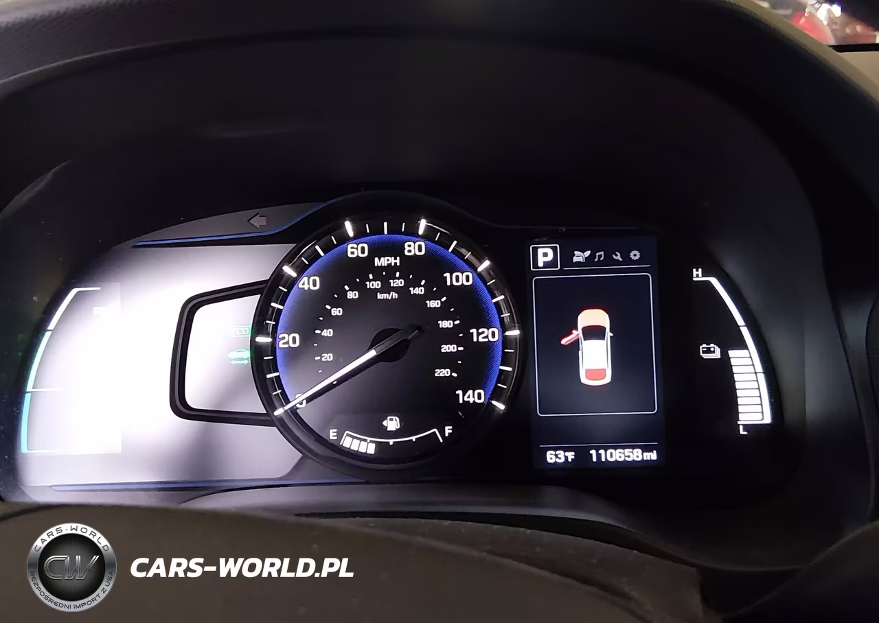2017 Hyundai Ioniq Hybrid Blue VIN:KMHC65LC4HU022419 - 7
