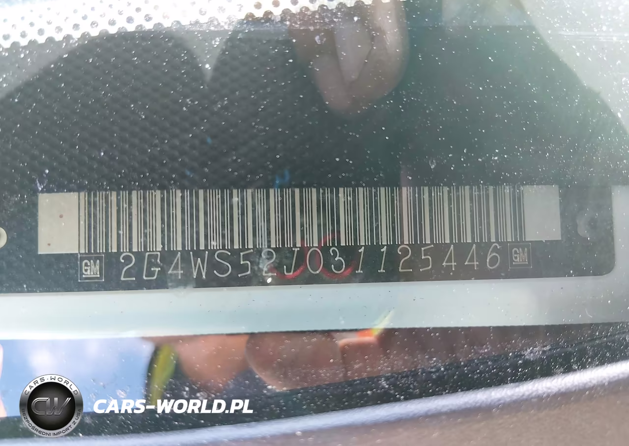 2003 Buick Century Custom VIN:2G4WS52J031125446 - 9
